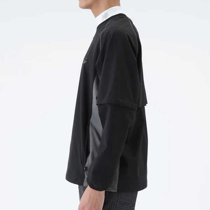 メンズ ニューバランス ゴルフウェア アウター 2WAY CREW NECK SNEED