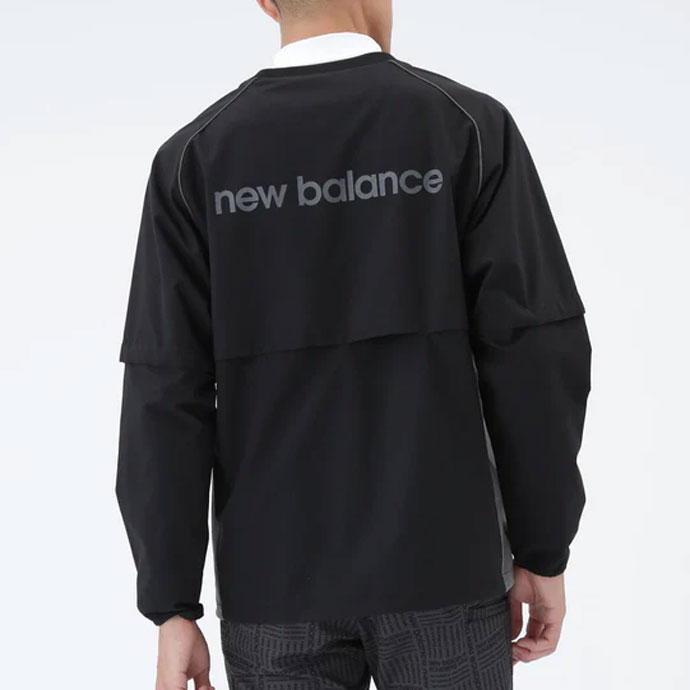 メンズ ニューバランス ゴルフウェア アウター 2WAY CREW NECK SNEED