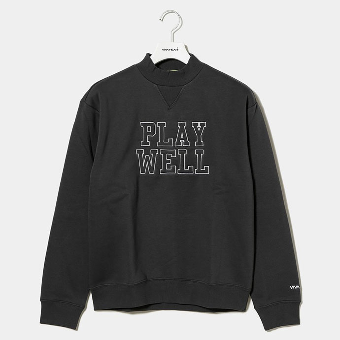 メンズ ビバハート ゴルフウェア アウター 裏起毛3Dロゴトレーナー 011