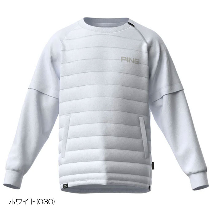 メンズ ピン ゴルフウェア アウター 2WAYハイブリッド中綿スニード