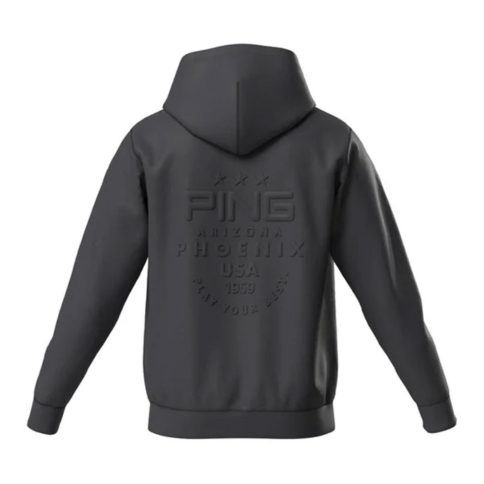 メンズ ピン ゴルフウェア アウター ダンボールニットフルジップ