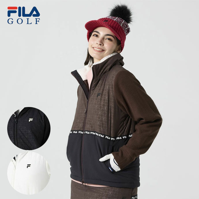 フィラ 袖ニット 中綿ブルゾン 794241 レディース | Lieto by