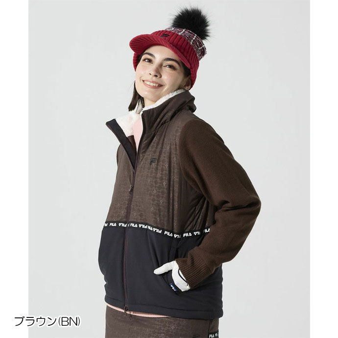 フィラ 袖ニット 中綿ブルゾン 794241 レディース | Lieto by
