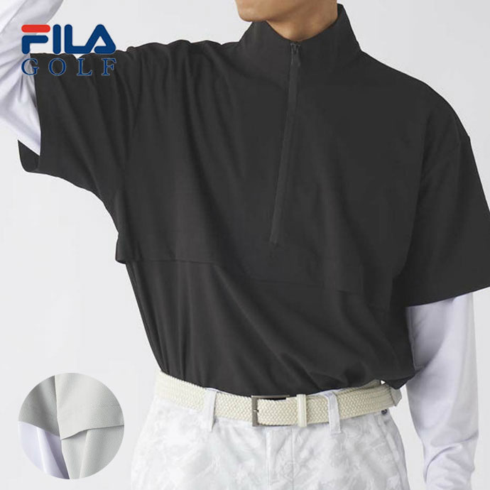 メンズ フィラ ゴルフウェア アウター 半袖プルオーバー 785564 男性用 