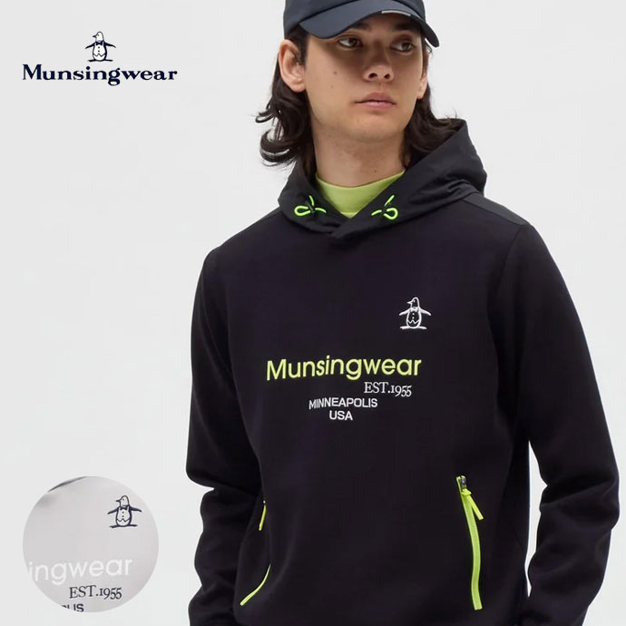 ゴルフ　マンシング　V2 コラボ　メンズ　M メンズ マンシング ゴルフウェア アウター ストレッチロゴプリント