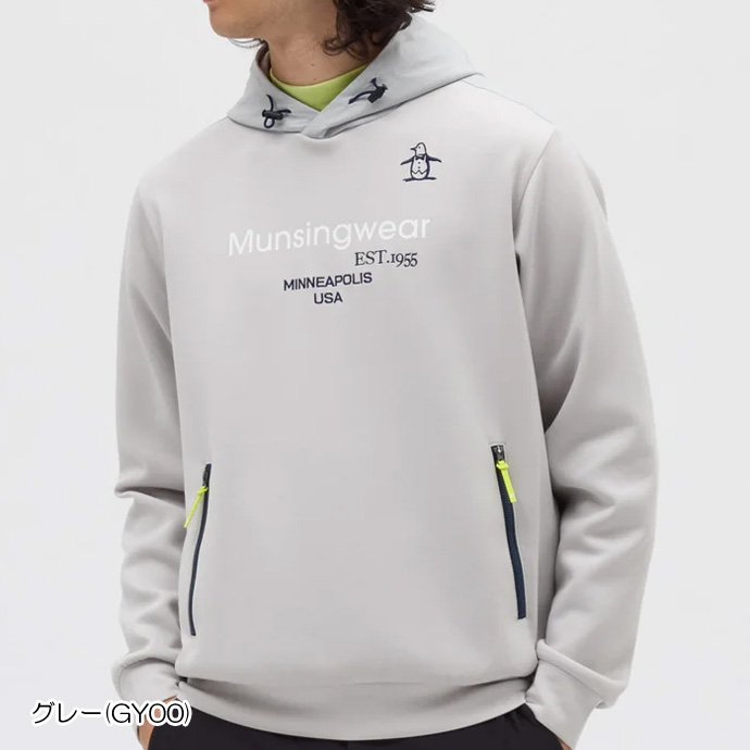 ゴルフ　マンシング　V2 コラボ　メンズ　M メンズ マンシング ゴルフウェア アウター ストレッチロゴプリント