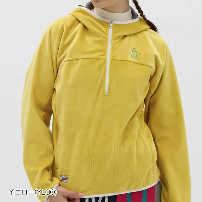 レディース マンシング ゴルフウェア アウター 防風フリース