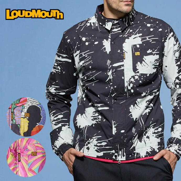 メンズ ラウドマウス ゴルフウェア アウター ストレッチブルゾン