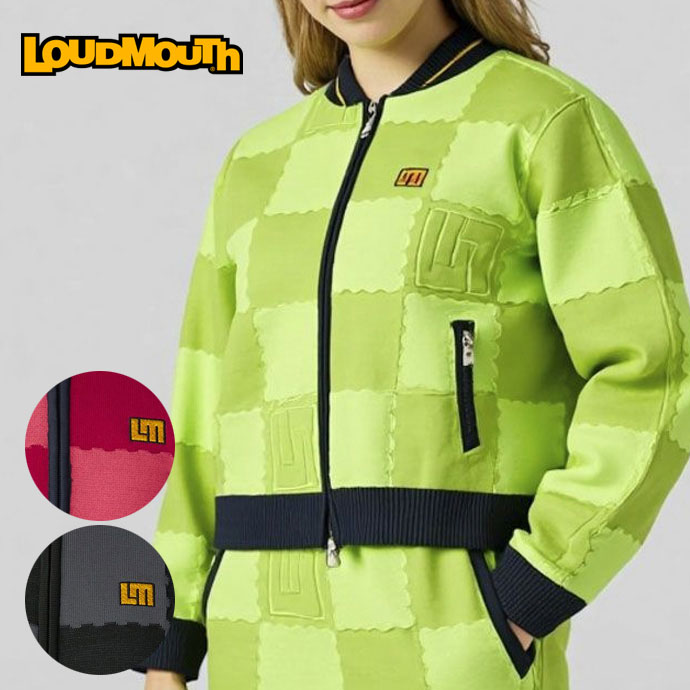 ラウドマウス ゴルフウェア アウター ニットブルゾン 775751967