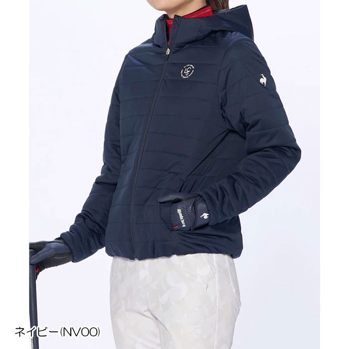 レディース ルコック ゴルフウェア アウター 中わたストレッチ