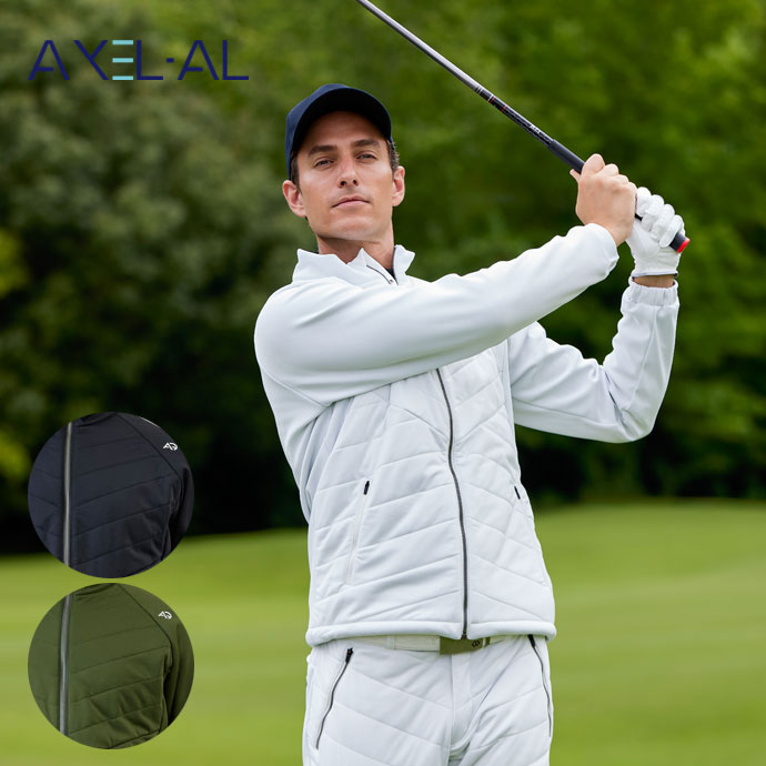 メンズ アクセル ゴルフウェア アウター EVOFLEX 中綿ブルゾン