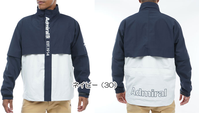 メンズ アドミラル ゴルフウェア レインウェア レインジャケット