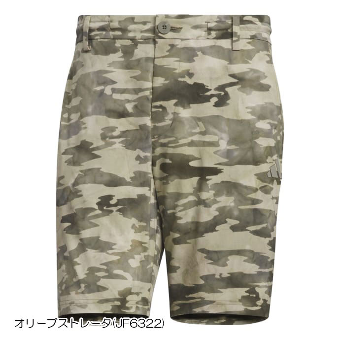 メンズ アディダス ゴルフウェア パンツ 撥水カモフラージュ柄ショート