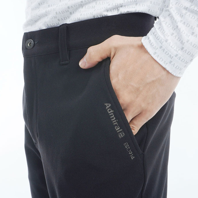 メンズ アドミラル ゴルフウェア パンツ ハイテンション裏起毛