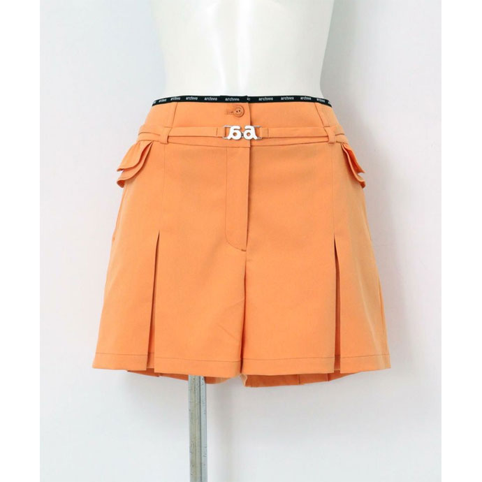 アルチビオ ゴルフウェア パンツ ベルト付き撥水ショートパンツ