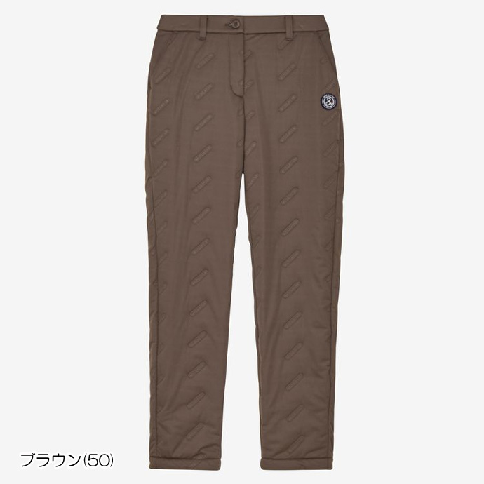 レディース アンパスィ ゴルフウェア パンツ エアジャスター中綿パンツ