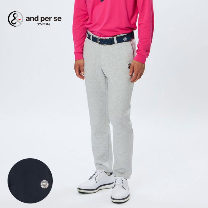 メンズ アンパスィ ゴルフウェア パンツ ショットスムーザースウェット
