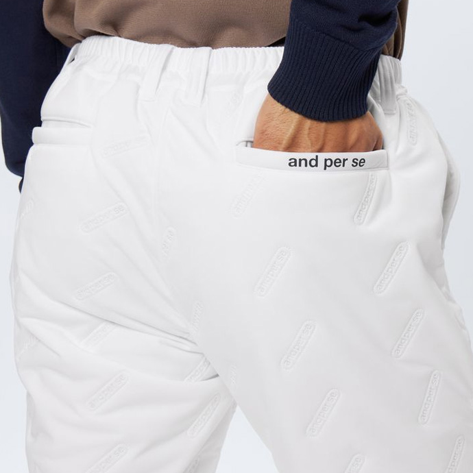 メンズ アンパスィ ゴルフウェア パンツ エアジャスター中わたパンツ