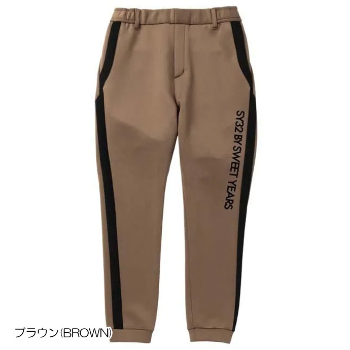 メンズ SY32 ゴルフウェア パンツ CARDBOARD SIDE LINE PANTS