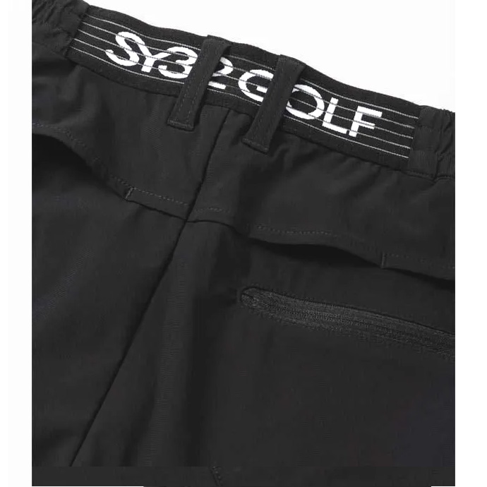 【早い者勝ち❣️】新品 SY32 メンズ ゴルフパンツ XL ブラック 黒 メンズ SY32 ゴルフウェア パンツ LIGHT COOL TOUCH LONG PANTS