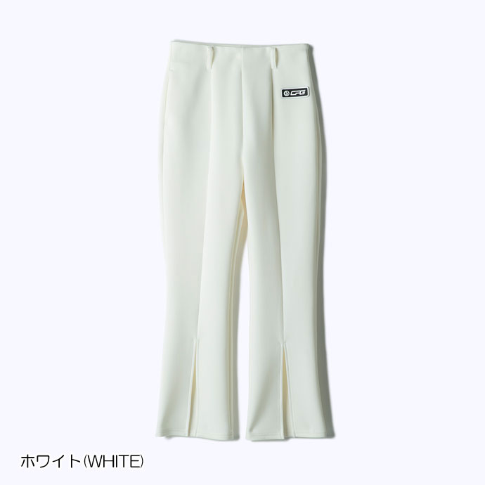 レディース CPG ゴルフウェア パンツ ハイスリットフレアパンツ