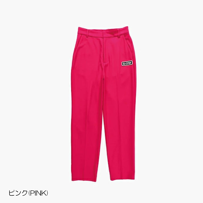 新品 CPGGOLF ウォームベーシックシルエットパンツ　ピンクM レディース CPG ゴルフウェア パンツ ウォームベーシックシルエット