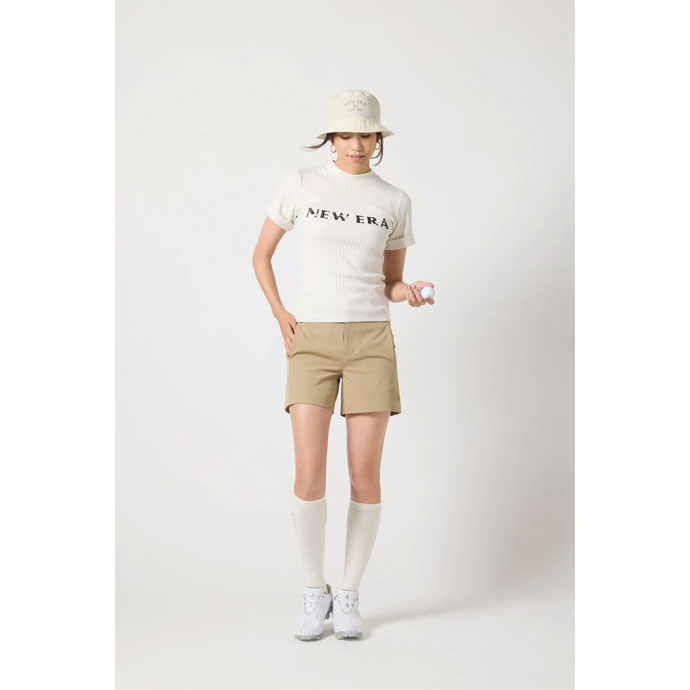 ニューエラ ゴルフウェア パンツ SHORT PANTS KHA 14391447 レディース