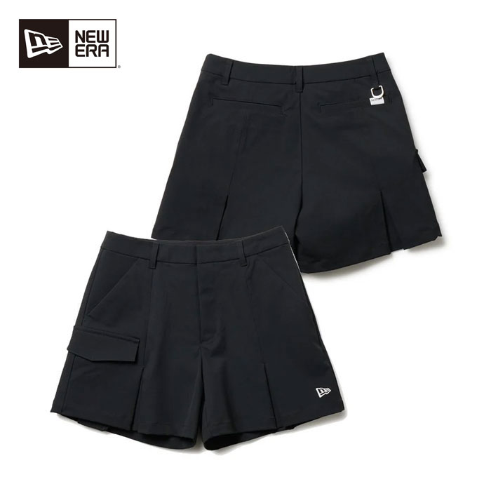 ニューエラ ゴルフウェア パンツ PLEATS SHORT PANTS BLK 14669797