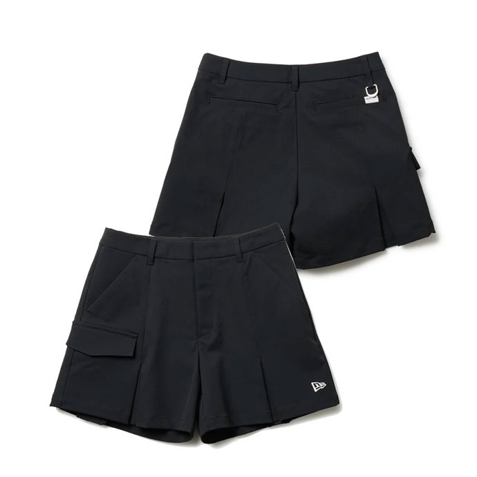 ニューエラ ゴルフウェア パンツ PLEATS SHORT PANTS BLK 14669797