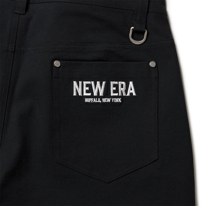 メンズ ニューエラ ゴルフウェア パンツ TAPERED STRETCH PANTS BLK