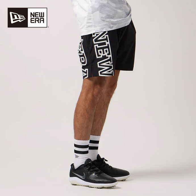 メンズ ニューエラ GF SHORT PANTS OL LOGO BLK 14859948 男性用 春 夏