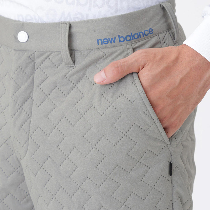 メンズ ニューバランス ゴルフウェア パンツ QUILTED TAPERED LONG