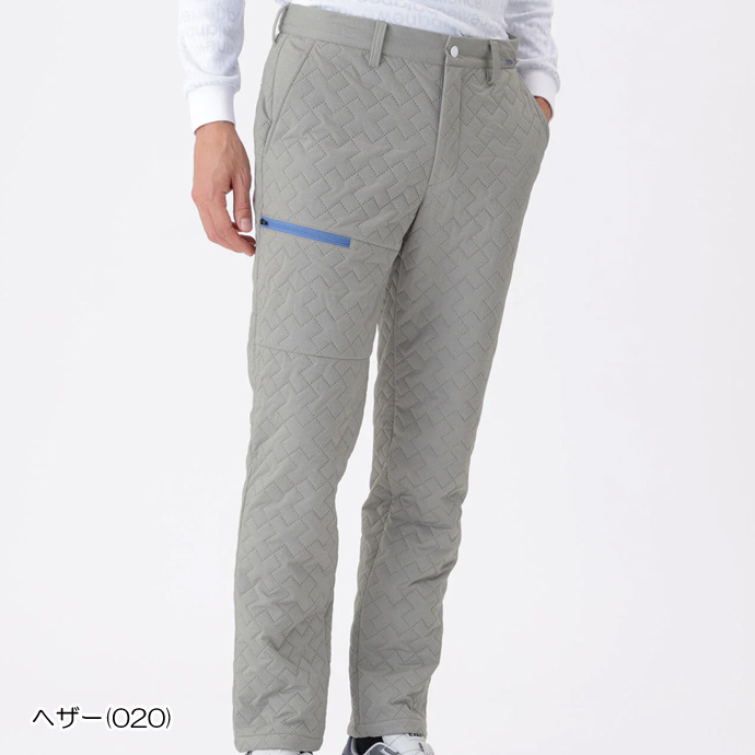 メンズ ニューバランス ゴルフウェア パンツ QUILTED TAPERED LONG