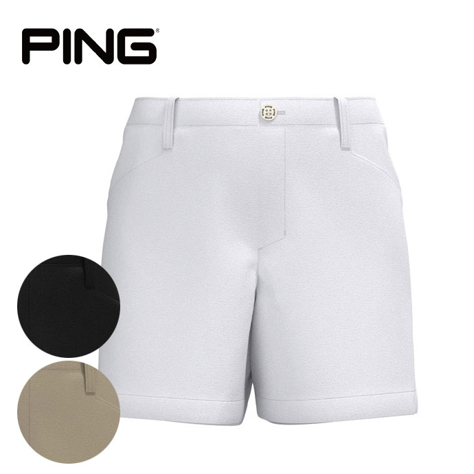 FR2 GOLF エフアールツー ゴルフ ショートパンツ ホワイト FR2 - エフアールツー ナイロンハーフパンツ 白×黒 裏地メッシュ