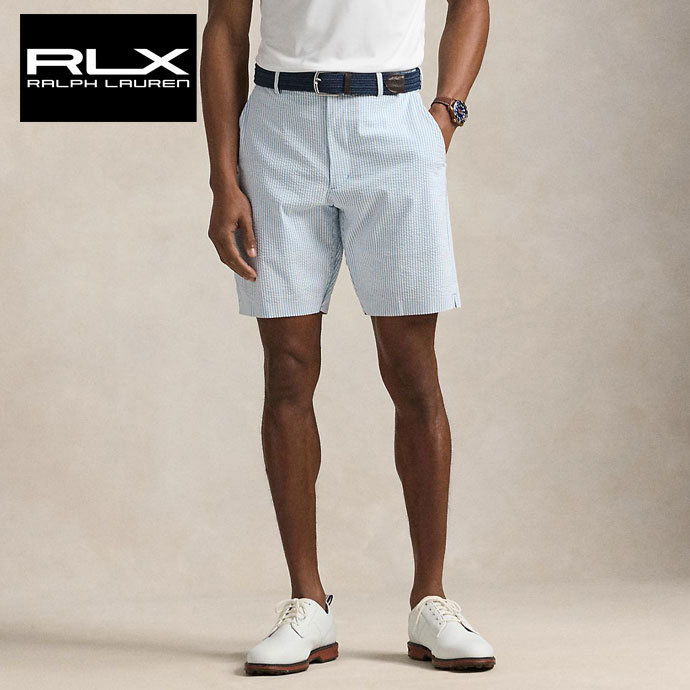メンズ RLX ラルフローレン ゴルフウェア パンツ シアサッカー
