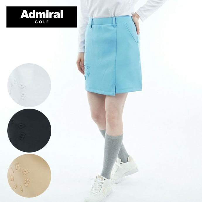 アドミラル ゴルフウェア スカート バックロゴダンボールスカート