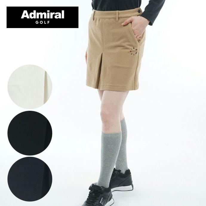 アドミラル ゴルフウェア スカート ハイテンション裏起毛スカート