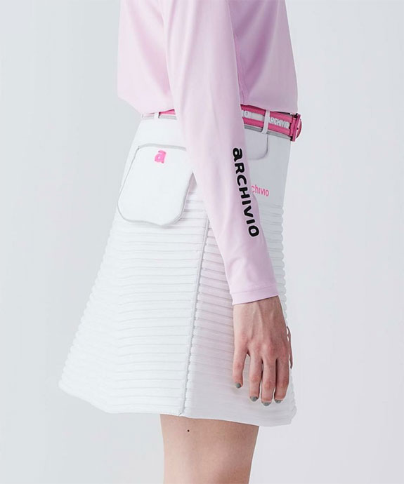 アルチビオ ゴルフウェア スカート パイピングラインスカート A456223