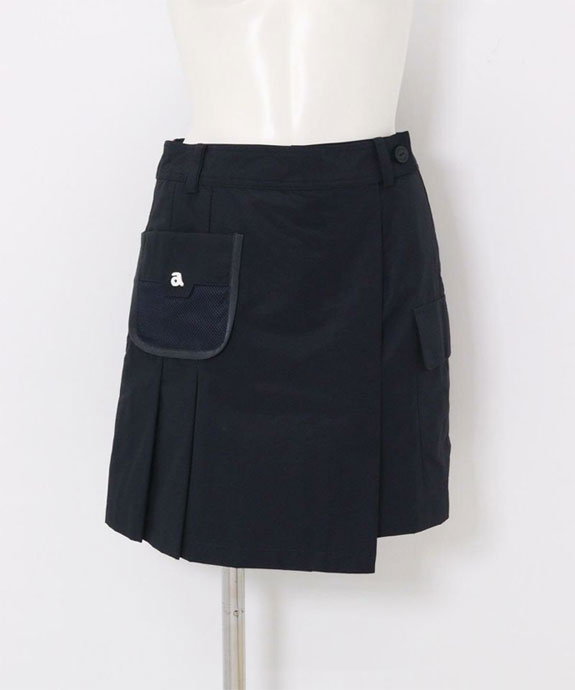 アルチビオ ゴルフウェア スカート メッシュポケットアシメスカート