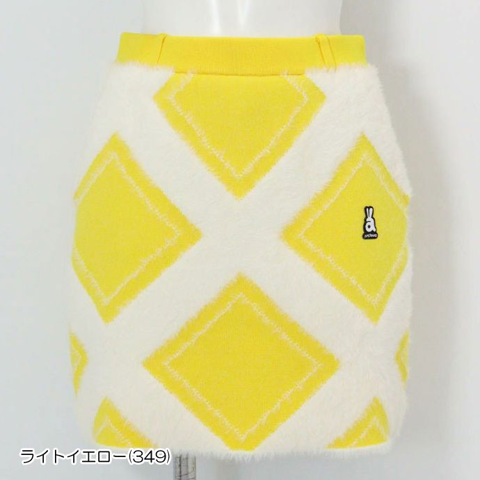 アルチビオ ゴルフウェア スカート フェザーヤーン保温ニットスカート