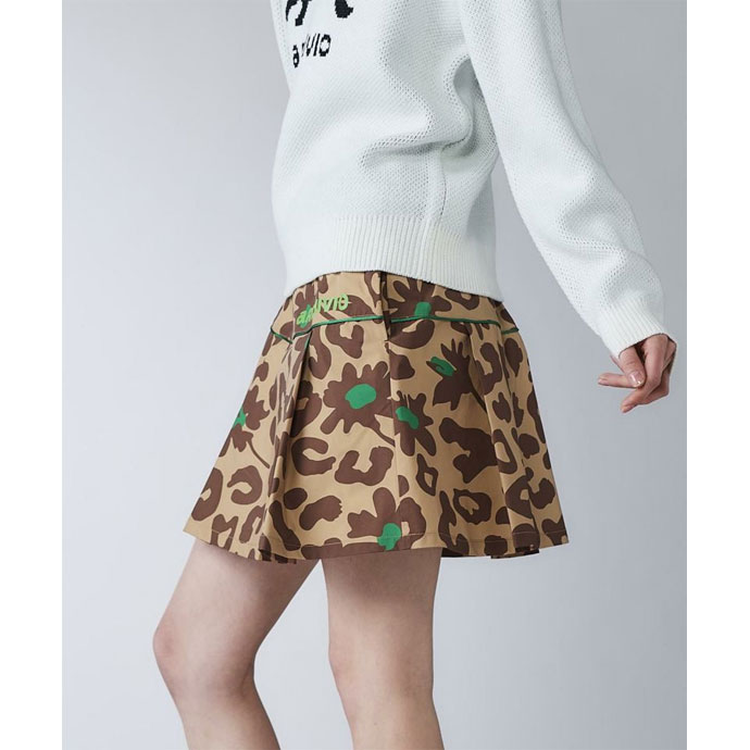 最新作 アルチビオ スカート プリーツ グリーン ショート ゴルフウェア archivio（アルチビオ） 50％OFFセール！ ゴルフ 2024秋冬新作