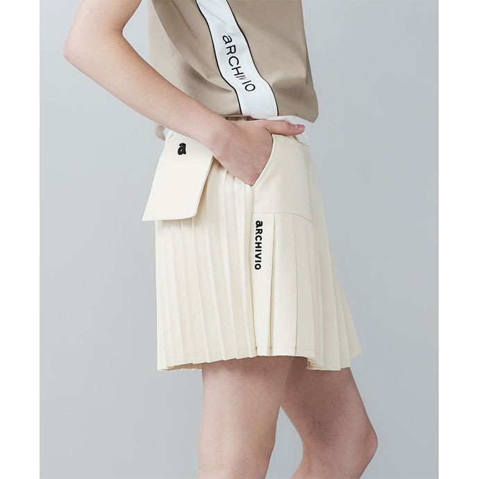 アルチビオ ゴルフウェア スカート MIXプリーツスカート A516912 秋 冬