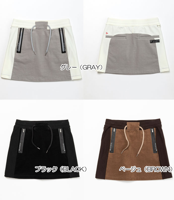 レディース SY32 ゴルフウェア スカート コーディロイ SYG22A10W 女性