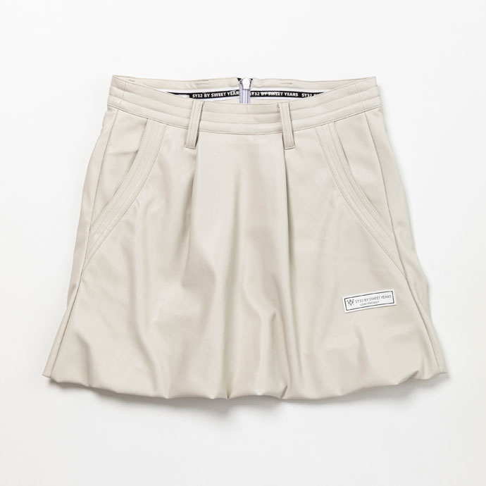 SY32 フェイク レザースカート SYG22A16W レディース | Lieto by