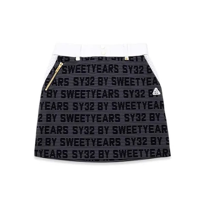 レディース SY32 ゴルフウェア スカート SYG JQ LOGO BORDER SKIRT SYG