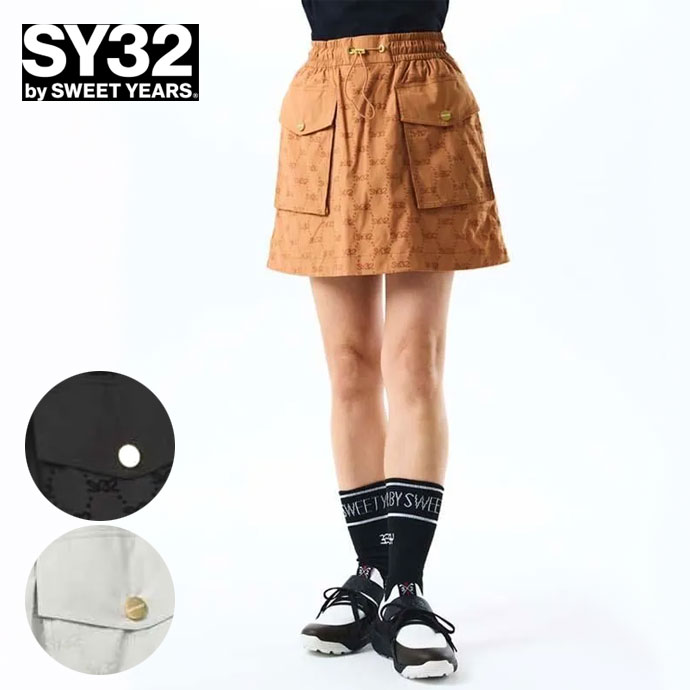 SY32 ゴルフウェア スカート SYG FLOCKY STRETCH SKIRT SYG25A808