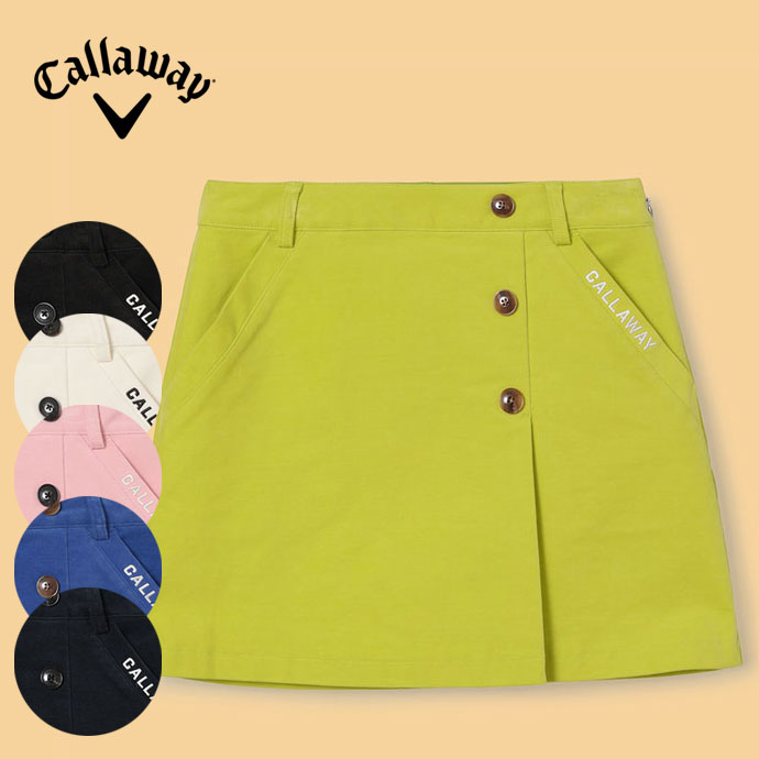 キャロウェイ ゴルフウェア スカート 8WAYストレッチモールスキン