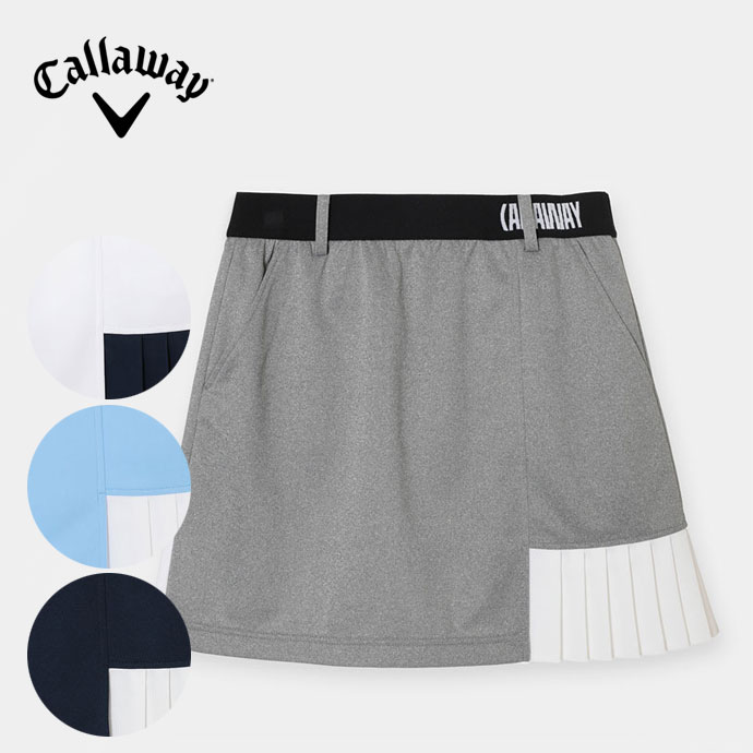 レディース キャロウェイ スウェットスカート裾プリーツ C26128202