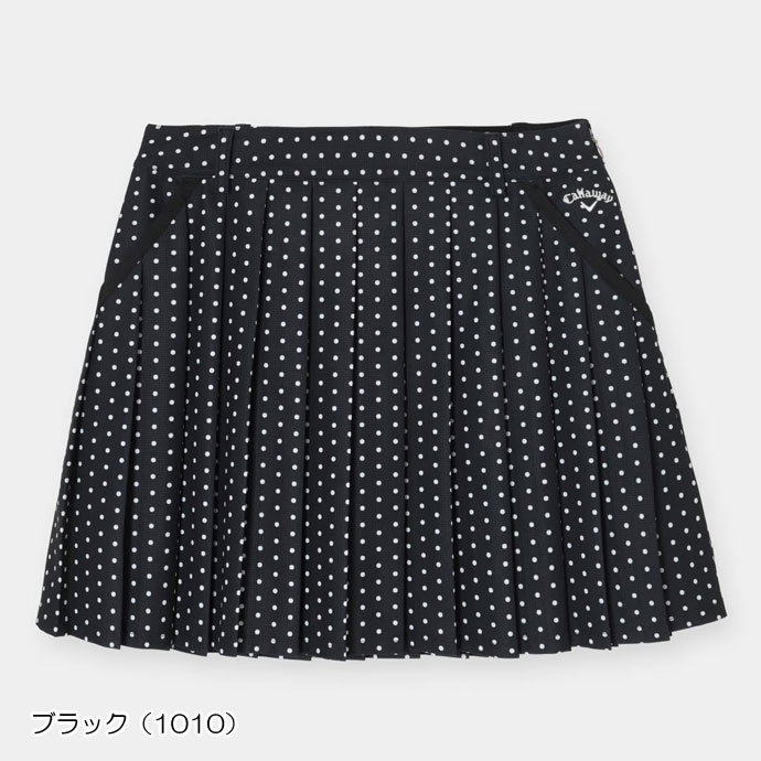ゴルフウェア キャロウェイ かざあなメッシュドットプリントプリーツ