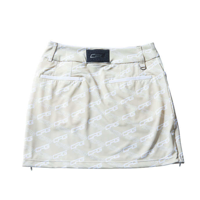 レディース CPG ゴルフウェア スカート バイアスロゴプリントスカート